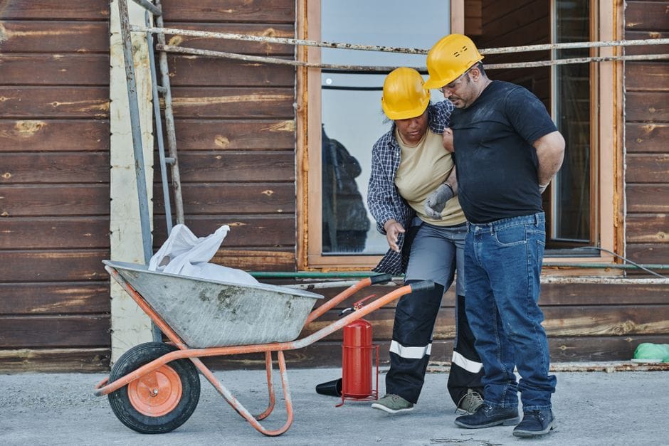 Work zone liability flow chart showing driver, contractor, and agency relationships