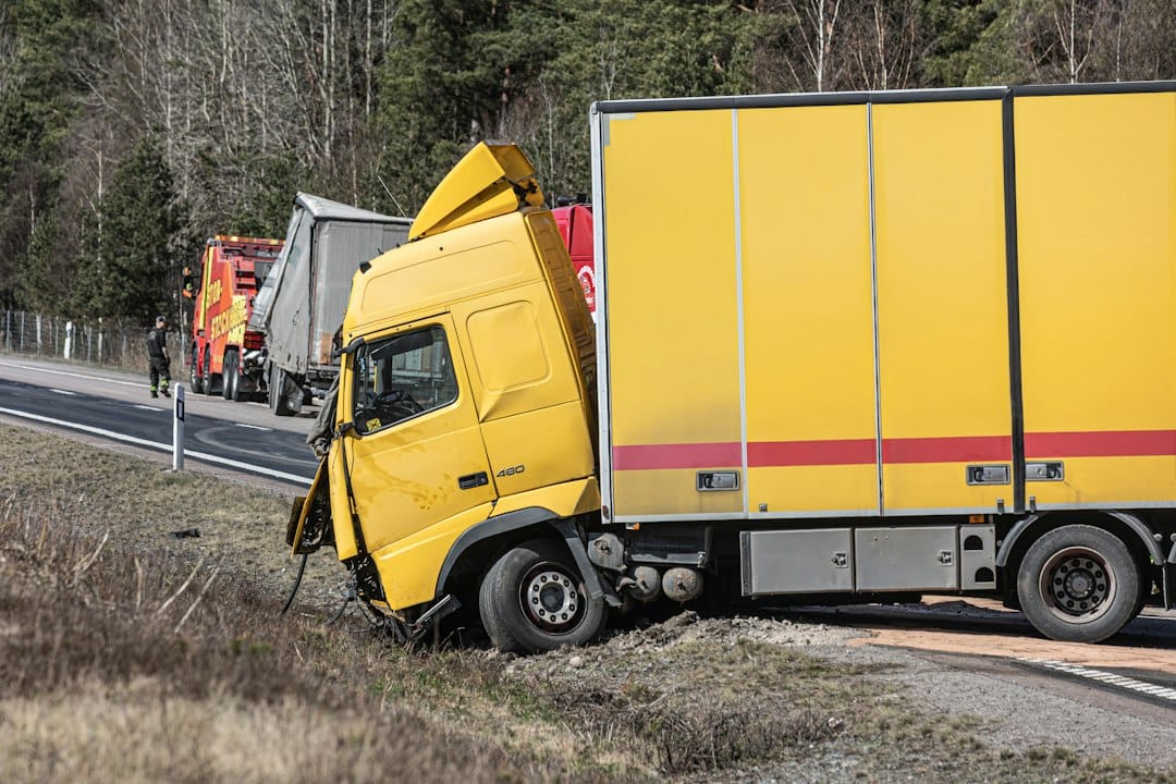 Commercial truck crash on a Gretna highway